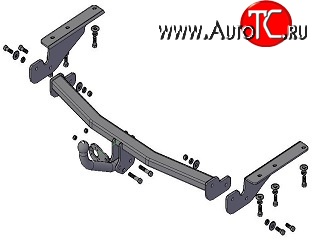 3 499 р. Фаркоп Russtal Toyota RAV4 XA305 5 дв. дорестайлинг (2005-2009)  с доставкой в г. Горно‑Алтайск