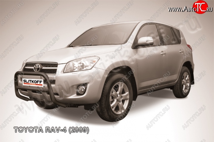 16 999 р. Кенгурятник d57 низкий Toyota RAV4 XA30 5 дв. 1-ый рестайлинг (2008-2010) (Цвет: серебристый)  с доставкой в г. Горно‑Алтайск