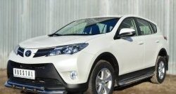 23 799 р. Широкая защита порогов SLITKOFF Toyota RAV4 XA40 5 дв. дорестайлинг (2012-2015)  с доставкой в г. Горно‑Алтайск. Увеличить фотографию 3