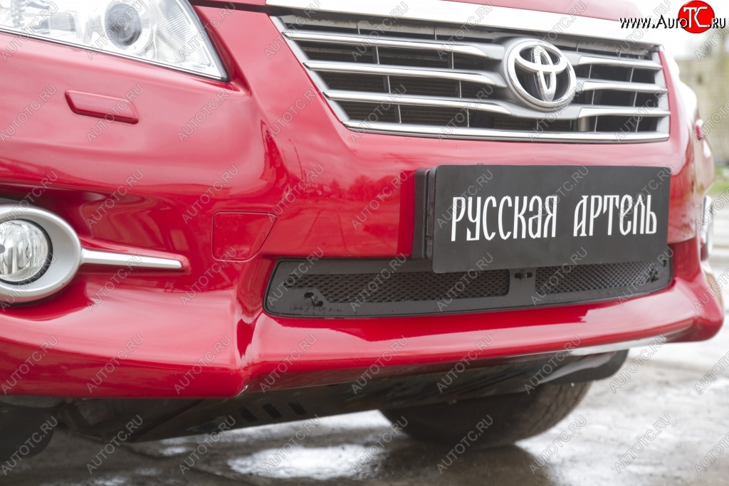 1 349 р. Защитная сетка решетки переднего бампера РА Toyota RAV4 XA30 5 дв. 2-ой рестайлинг (2010-2013)  с доставкой в г. Горно‑Алтайск