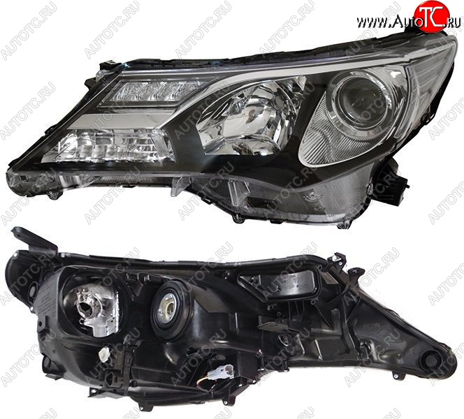 12 549 р. Левая фара SAT (с электрокорректором, под ксенон)  Toyota RAV4  XA40 (2012-2015) 5 дв. дорестайлинг  с доставкой в г. Горно‑Алтайск