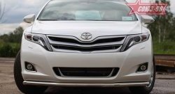 14 219 р. Защита переднего бампера одинарная Souz-96 (d60) Toyota Venza GV10 дорестайлинг (2008-2012)  с доставкой в г. Горно‑Алтайск. Увеличить фотографию 3