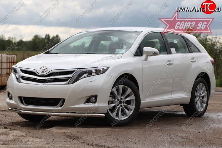 14 219 р. Защита переднего бампера одинарная Souz-96 (d60) Toyota Venza GV10 дорестайлинг (2008-2012)  с доставкой в г. Горно‑Алтайск