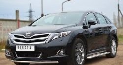 24 649 р. Широкая защита порогов SLITKOFF  Toyota Venza  GV10 (2012-2016) рестайлинг  с доставкой в г. Горно‑Алтайск. Увеличить фотографию 3