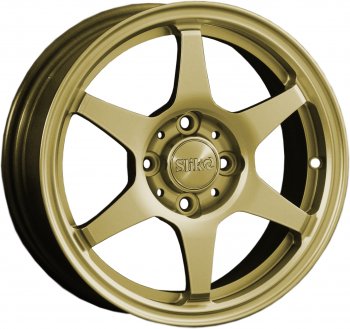 Кованый диск Slik Classik 6x14 (Металлик золотой) Volkswagen Pointer G3 универсал (1998-2006) 4x100.0xDIA57.1xET35.0