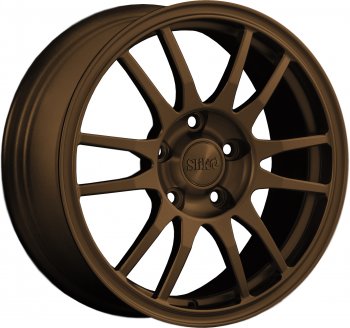 Кованый диск Slik classik R16x6.5 Коньячная бронза. Глянец (BRZCGN) 6.5x16 Mitsubishi Lancer 9 CS универсал 1-ый рестайлинг (2003-2005) 4x100.0xDIA56.1xET46.0