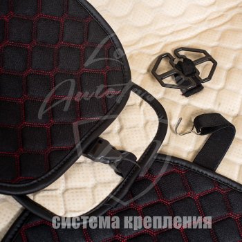 2 799 р. Универсальная накидка на сиденья Lord Autofashion Кристалл (трикотаж, 2 места)   (Синий)  с доставкой в г. Горно‑Алтайск. Увеличить фотографию 6
