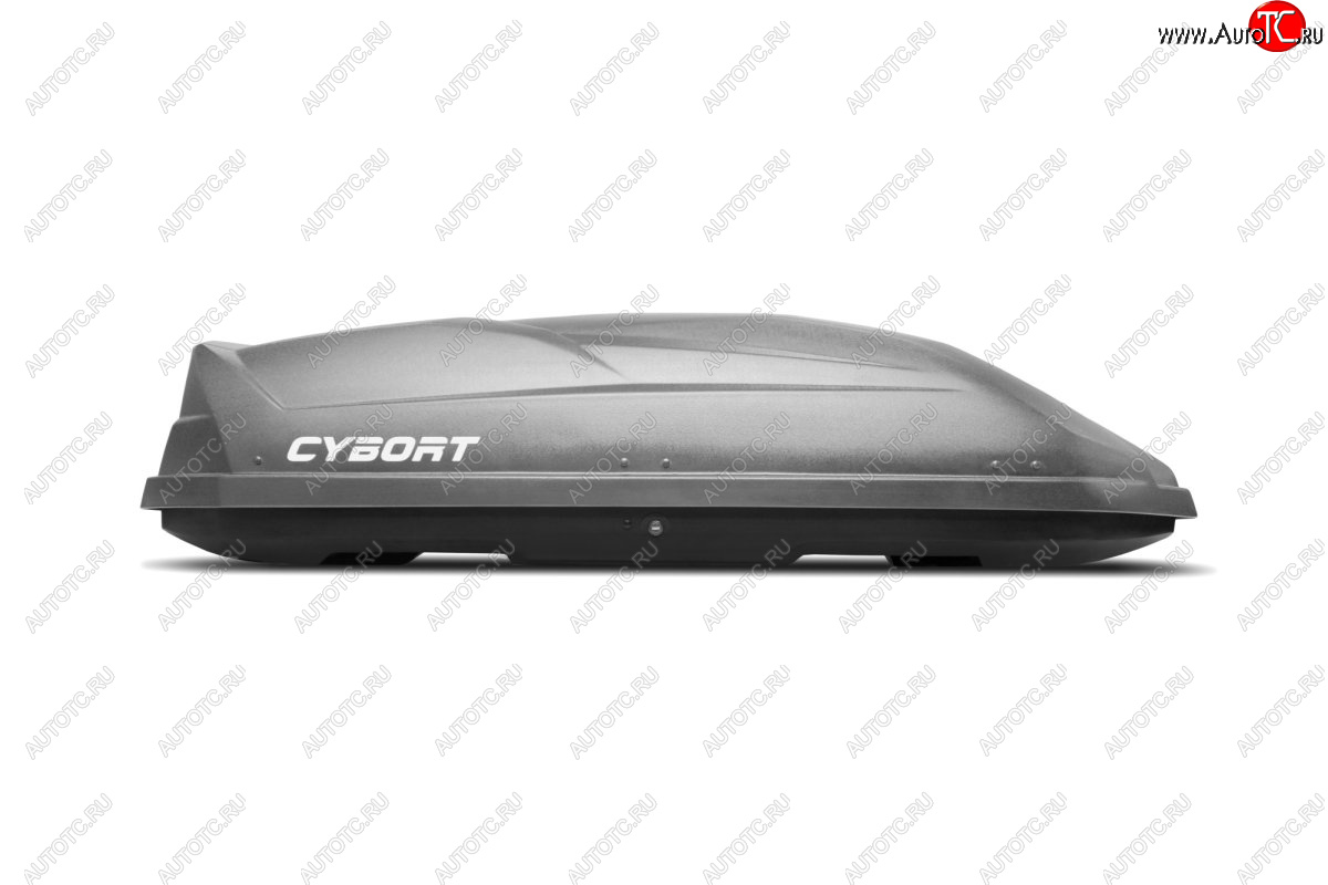 34 999 р. Багажный бокс CYBORT CarNet (460 л/206x86x40 см, двухсторонний, быстросъемные крепления краб) на крышу   (серый металлик)  с доставкой в г. Горно‑Алтайск