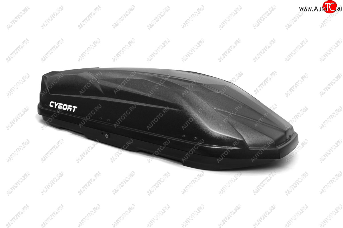 39 799 р. Багажный бокс CYBORT CarNet (460 л, двухсторонний, быстросъемные крепления краб) на крышу   (черный матовый с защитным покрытием Raptor)  с доставкой в г. Горно‑Алтайск