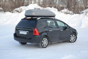 22 999 р. Автобокс PT GROUP (510л., 210х45х81, одностороннее открывание) Turino Sport серый   (Серый)  с доставкой в г. Горно‑Алтайск. Увеличить фотографию 2