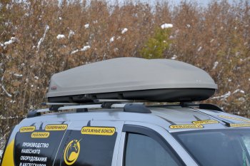 22 999 р. Автобокс PT GROUP (510л., 210х45х81, одностороннее открывание) Turino Sport серый   (Серый)  с доставкой в г. Горно‑Алтайск. Увеличить фотографию 3
