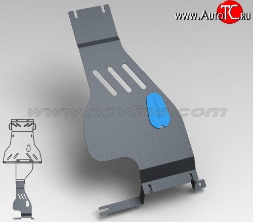 1 949 р. Защита раздаточной коробки (1.7, МКПП, 2 мм) Novline Лада 2123 (Нива Шевроле) 2 рестайлинг (2020-2021)  с доставкой в г. Горно‑Алтайск