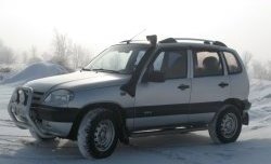 5 999 р. Пластиковый шноркель DM-Kit Chevrolet Niva 2123 дорестайлинг (2002-2008) (Неокрашенный)  с доставкой в г. Горно‑Алтайск. Увеличить фотографию 6