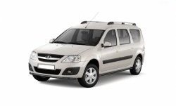 Защита порогов из трубы Ø51 Petroil Tuning Лада Ларгус (2012-2025) дорестайлинг R90, рестайлинг R90 (Нержавеющая полированная сталь)