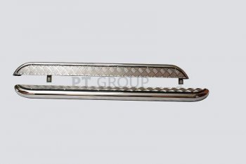 Порожки для ног Petroil Tuning (Ø51 мм) Лада 2123 (Нива Шевроле) 1 рестайлинг (2009-2020)