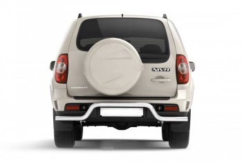 Защита заднего бампера Petroil Tuning Волна (d51) Chevrolet Niva 2123 рестайлинг (2009-2020)