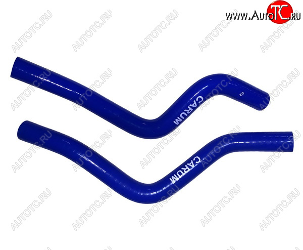 1 029 р. Патрубки радиатора печки (силикон) CARUM Лада XRAY Cross (2018-2022) (комплект 2 шт.)  с доставкой в г. Горно‑Алтайск
