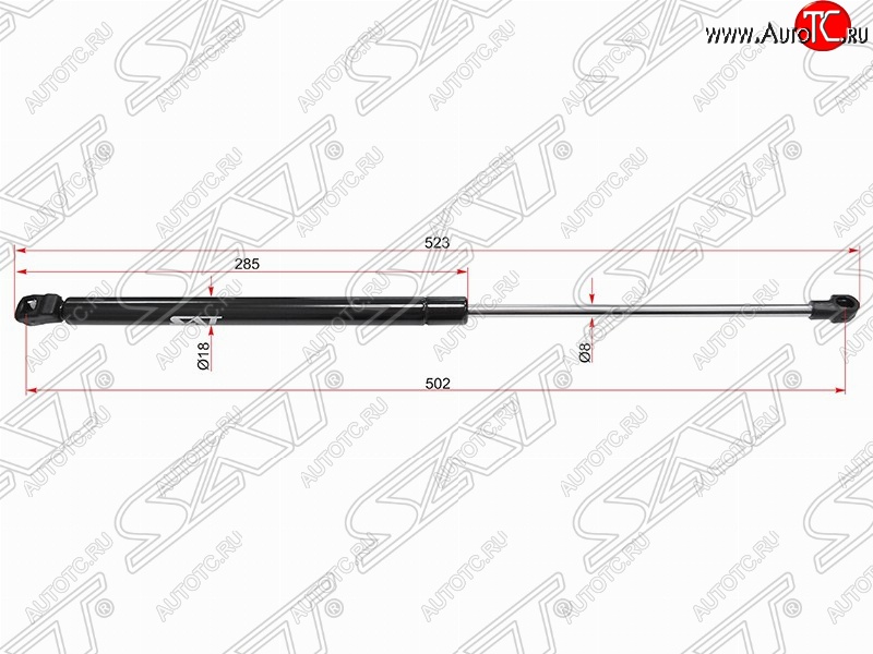 699 р. SAT крышки багажника SAT (L523 mm) Volkswagen Jetta A4 седан (1998-2005)  с доставкой в г. Горно‑Алтайск