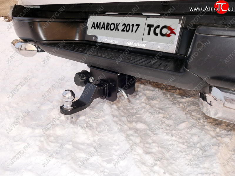 15 299 р. Фаркоп (тягово-сцепное устройство) TCC  Volkswagen Amarok (2016-2022) рестайлинг (Оцинкованный, шар E - нержавейка)  с доставкой в г. Горно‑Алтайск