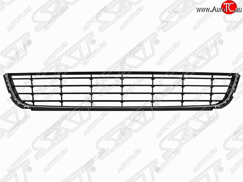 1 549 р. Решётка в передний бампер (с хром молдингом) 5D SAT  Volkswagen Golf  6 (2008-2014) хэтчбэк 5 дв.  с доставкой в г. Горно‑Алтайск