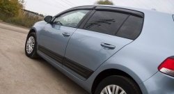 28 849 р. Молдинги RA  Volkswagen Golf  6 (2008-2014) хэтчбэк 5 дв. (Поверхность: глянец, Неокрашенные)  с доставкой в г. Горно‑Алтайск. Увеличить фотографию 4