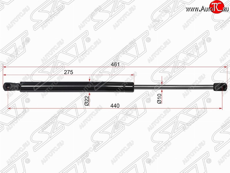 639 р. Газовый упор крышки багажника SAT Volkswagen Golf 6 хэтчбэк 5 дв. (2008-2014)  с доставкой в г. Горно‑Алтайск