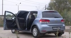 2 199 р. Накладки на порожки RA (комплект)  Volkswagen Golf  6 (2008-2014) хэтчбэк 5 дв.  с доставкой в г. Горно‑Алтайск. Увеличить фотографию 2