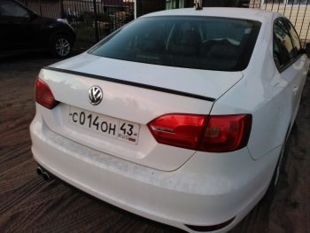 3 049 р. Лип спойлер АВТОКРАТ Volkswagen Jetta A6 седан дорестайлинг (2011-2015) (Неокрашенный)  с доставкой в г. Горно‑Алтайск. Увеличить фотографию 2