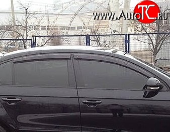 999 р. Комплект дефлекторов окон (ветровиков) 4 шт. (седан) Russtal Volkswagen Passat B6 седан (2005-2011)  с доставкой в г. Горно‑Алтайск