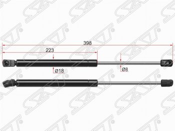 Газовый упор крышки багажника SAT Volkswagen Passat B6 универсал (2005-2010)