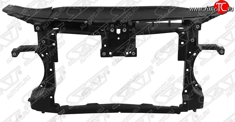 10 649 р. Рамка радиатора (телевизор) (рестайлинг) SAT Volkswagen Passat CC дорестайлинг (2008-2012) (Неокрашенная)  с доставкой в г. Горно‑Алтайск