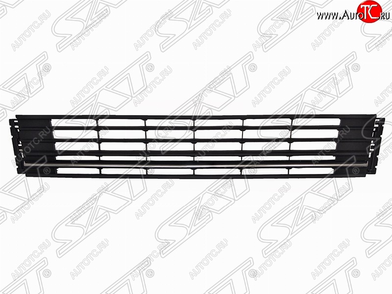 1 599 р. Решетка в передний бампер (с хром молдингом) SAT  Volkswagen Polo  5 (2015-2020) седан рестайлинг  с доставкой в г. Горно‑Алтайск