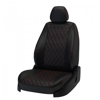 Чехлы для сидений Lord Autofashion Байрон (экокожа) Volkswagen Polo 5 седан дорестайлинг (2009-2015)