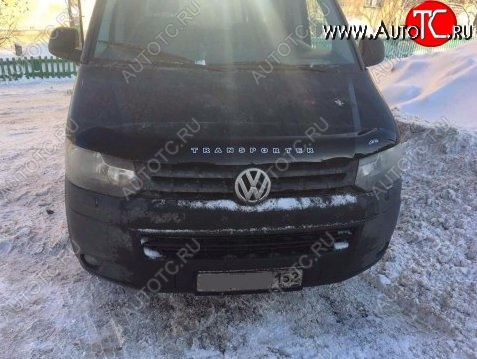 999 р. Дефлектор капота Russtal (вариант Б) Volkswagen Transporter T5 рестайлинг (2009-2015)  с доставкой в г. Горно‑Алтайск