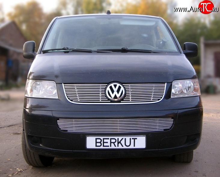 5 999 р. Декоративная вставка воздухозаборника Berkut  Volkswagen Transporter  T5 (2003-2009) дорестайлинг  с доставкой в г. Горно‑Алтайск