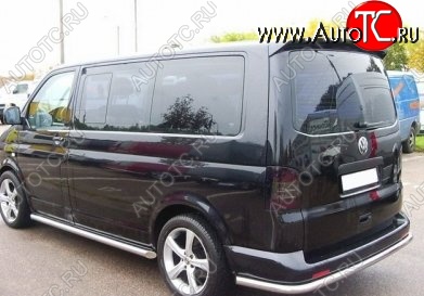 6 249 р. Лип спойлер CT Volkswagen Transporter T5 дорестайлинг (2003-2009) (Неокрашенный)  с доставкой в г. Горно‑Алтайск