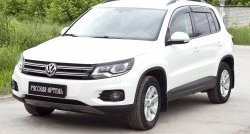 699 р. Реснички на фары RA  Volkswagen Tiguan  NF (2011-2017) рестайлинг (Неокрашенные)  с доставкой в г. Горно‑Алтайск. Увеличить фотографию 3