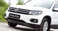 699 р. Реснички на фары RA  Volkswagen Tiguan  NF (2011-2017) рестайлинг (Неокрашенные)  с доставкой в г. Горно‑Алтайск. Увеличить фотографию 4