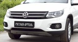 699 р. Реснички на фары RA  Volkswagen Tiguan  NF (2011-2017) рестайлинг (Неокрашенные)  с доставкой в г. Горно‑Алтайск. Увеличить фотографию 6