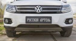 1 639 р. Защитная сетка решетки переднего бампера (Track & Field) РА Volkswagen Tiguan NF рестайлинг (2011-2017)  с доставкой в г. Горно‑Алтайск. Увеличить фотографию 2