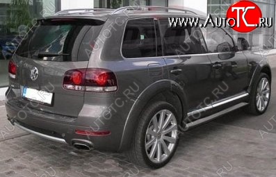 9 649 р. Накладки на колёсные арки CT v2 Volkswagen Touareg GP рестайлинг (2006-2010) (Неокрашенные)  с доставкой в г. Горно‑Алтайск