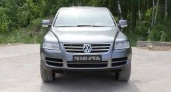 999 р. Реснички на фары RA Volkswagen Touareg GP дорестайлинг (2002-2007) (Неокрашенные)  с доставкой в г. Горно‑Алтайск. Увеличить фотографию 3