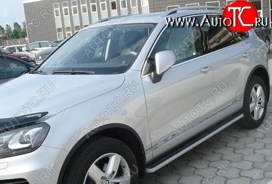 32 399 р. Пороги CT v3 Volkswagen Touareg NF дорестайлинг (2010-2014)  с доставкой в г. Горно‑Алтайск