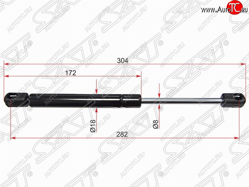 619 р. Газовый упор капота SAT  Volvo S80  AS60 седан - XC70  с доставкой в г. Горно‑Алтайск