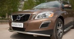 15 249 р. Одинарная защита переднего бампера диаметром 42 мм SLITKOFF  Volvo XC60 (2008-2013)  дорестайлинг  с доставкой в г. Горно‑Алтайск. Увеличить фотографию 2