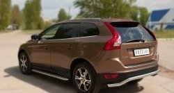 15 999 р. Защита заднего бампера (Ø63 мм волна, нержавейка) SLITKOFF  Volvo XC60 (2008-2013)  дорестайлинг  с доставкой в г. Горно‑Алтайск. Увеличить фотографию 8